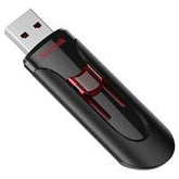 Memoria Sandisk 32Gb Usb 3.0 Cruzer Glide Z600 Negro C/Rojo Sdcz600-032G-G35